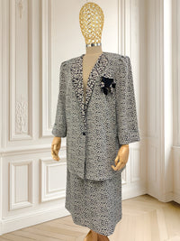 Compleu vintage cu print floral mărimea L