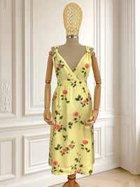 Rochie galbenă din vâscoză mărimea L