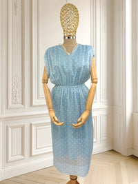 Rochie vintage cu buline potrivită pentru L/XL