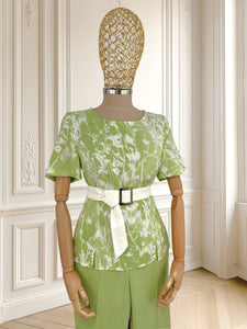 Costum vintage din pânză fină mărimea S