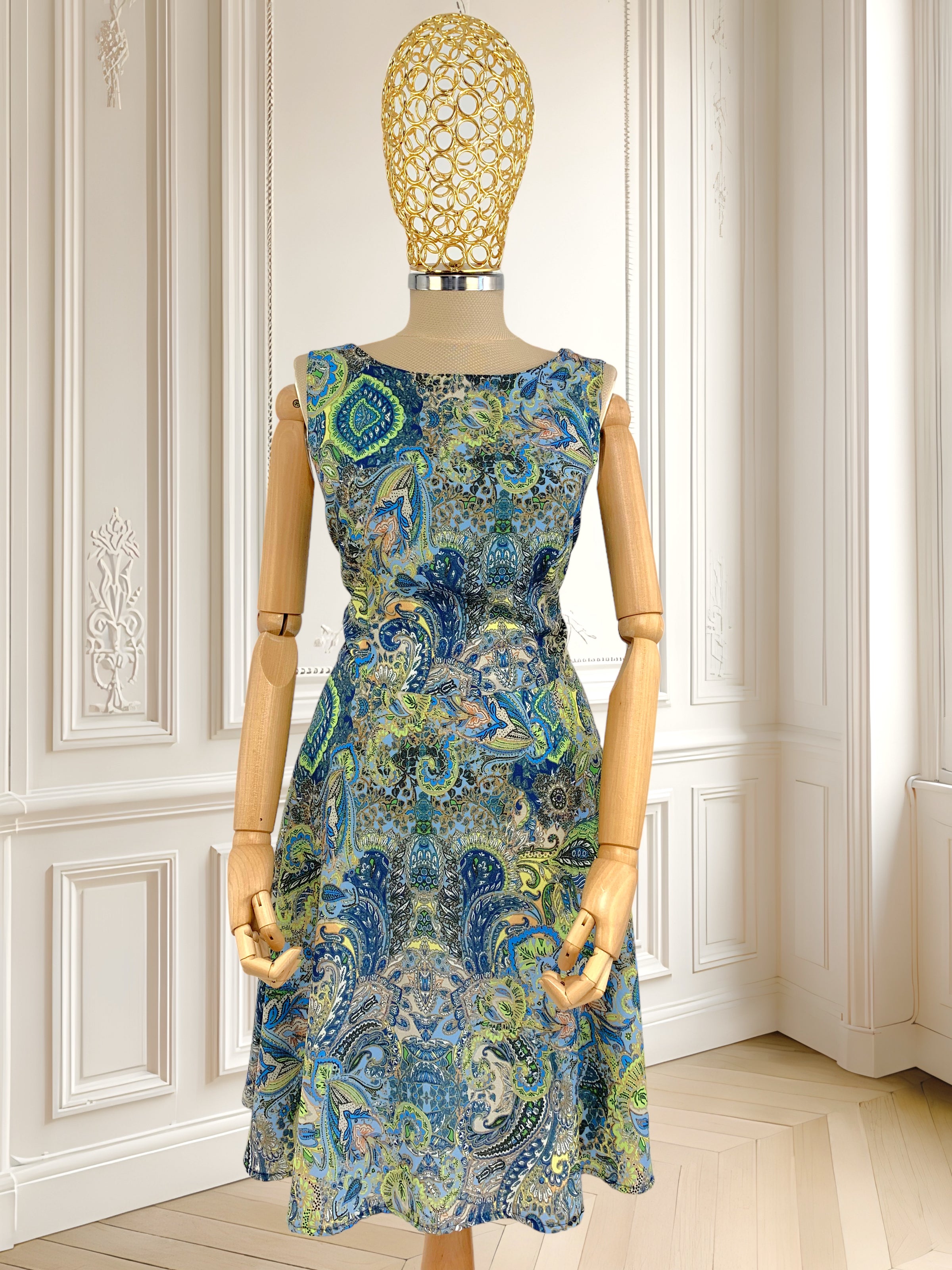 Rochie cu print paisley mărimea L
