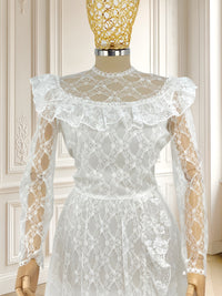 Rochie vintage din dantelă mărimea S