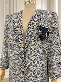Compleu vintage cu print floral mărimea L