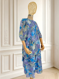 Rochie vintage pastelată potrivită pentru M/L