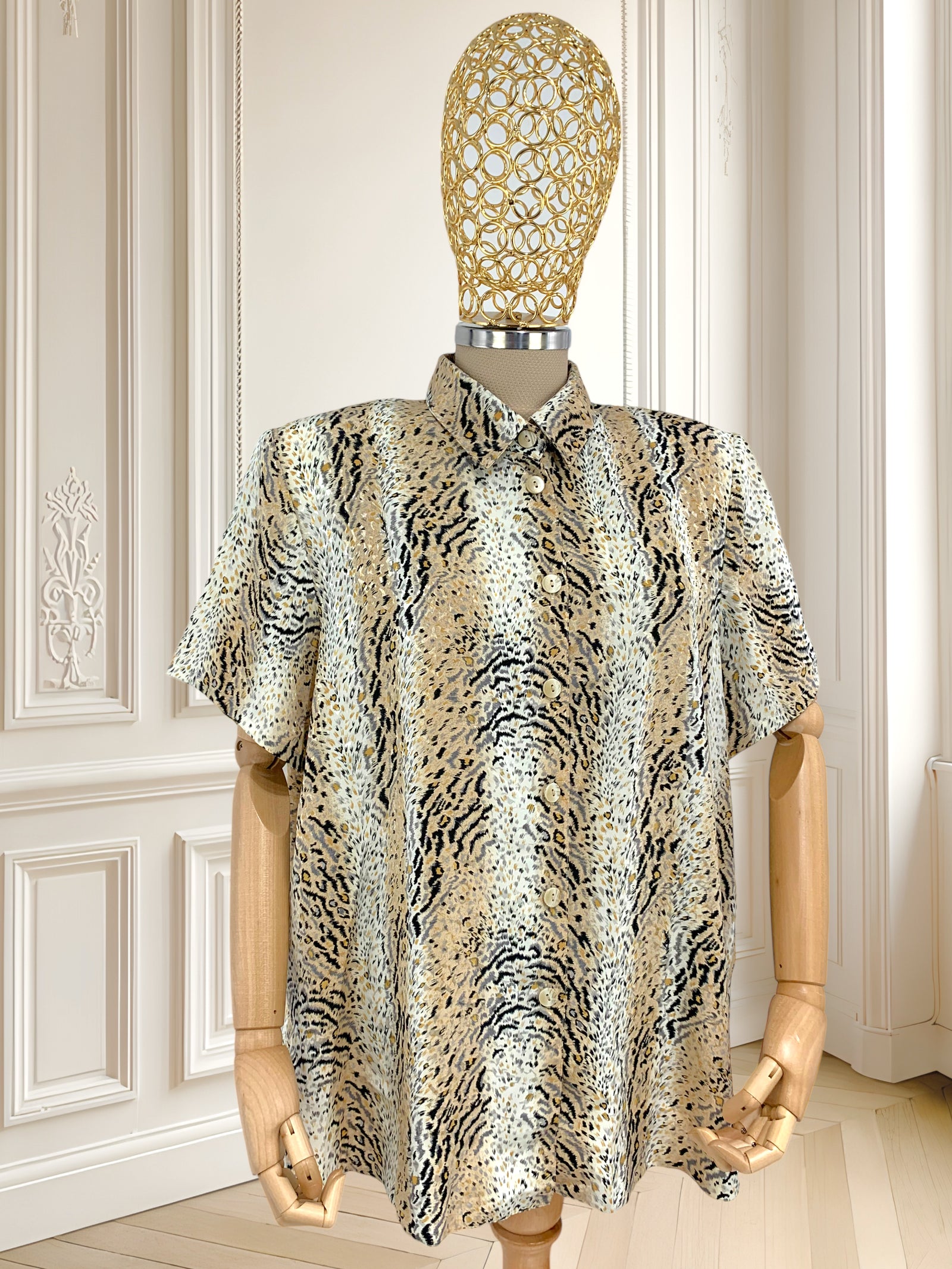 Cămașă animal print potrivită pentru XL/XXL