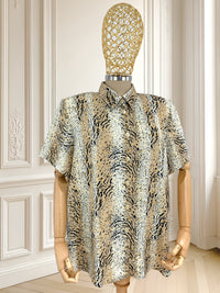 Cămașă animal print potrivită pentru XL/XXL