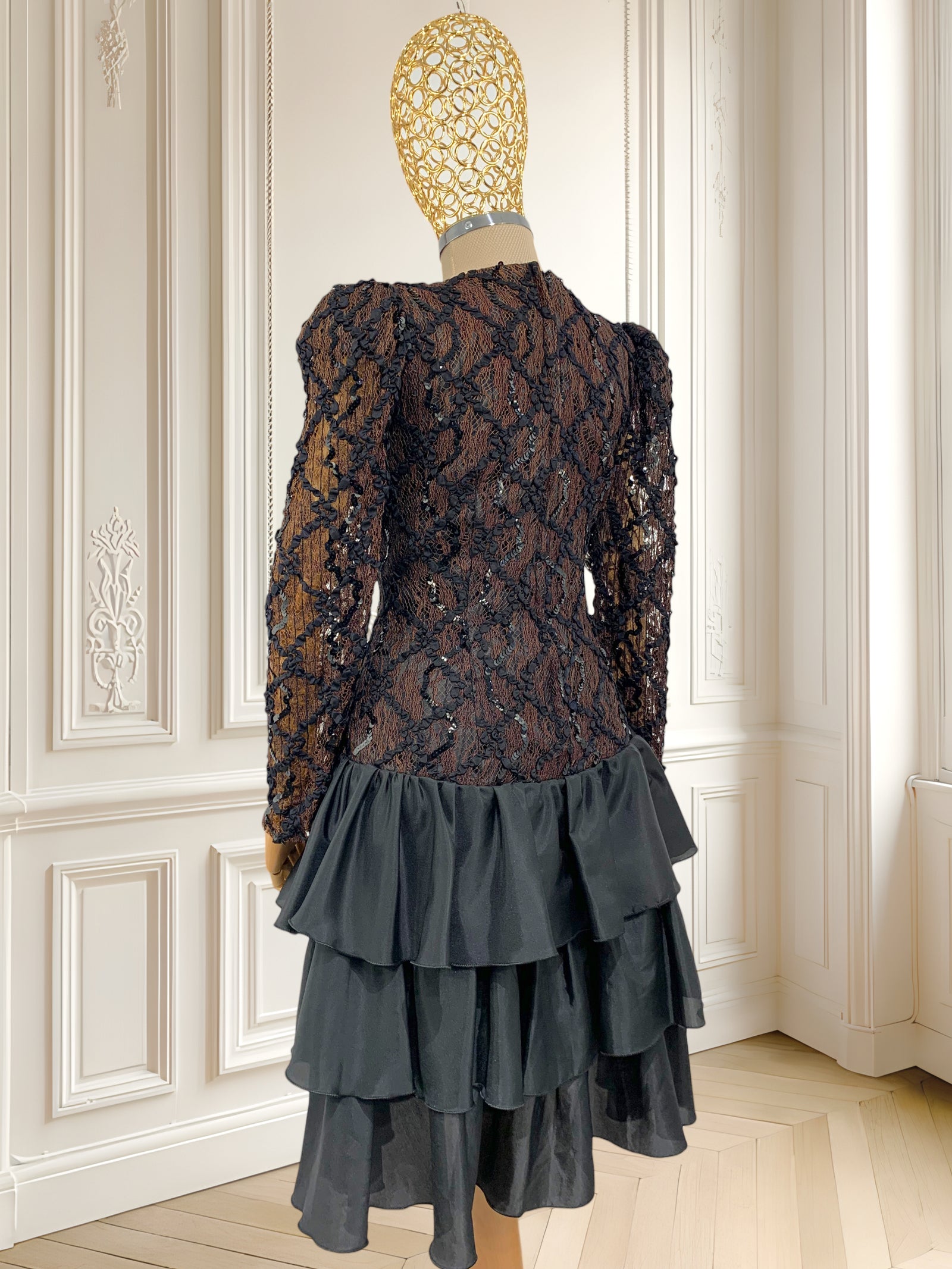 Rochie vintage de gală cu paiete mărimea M