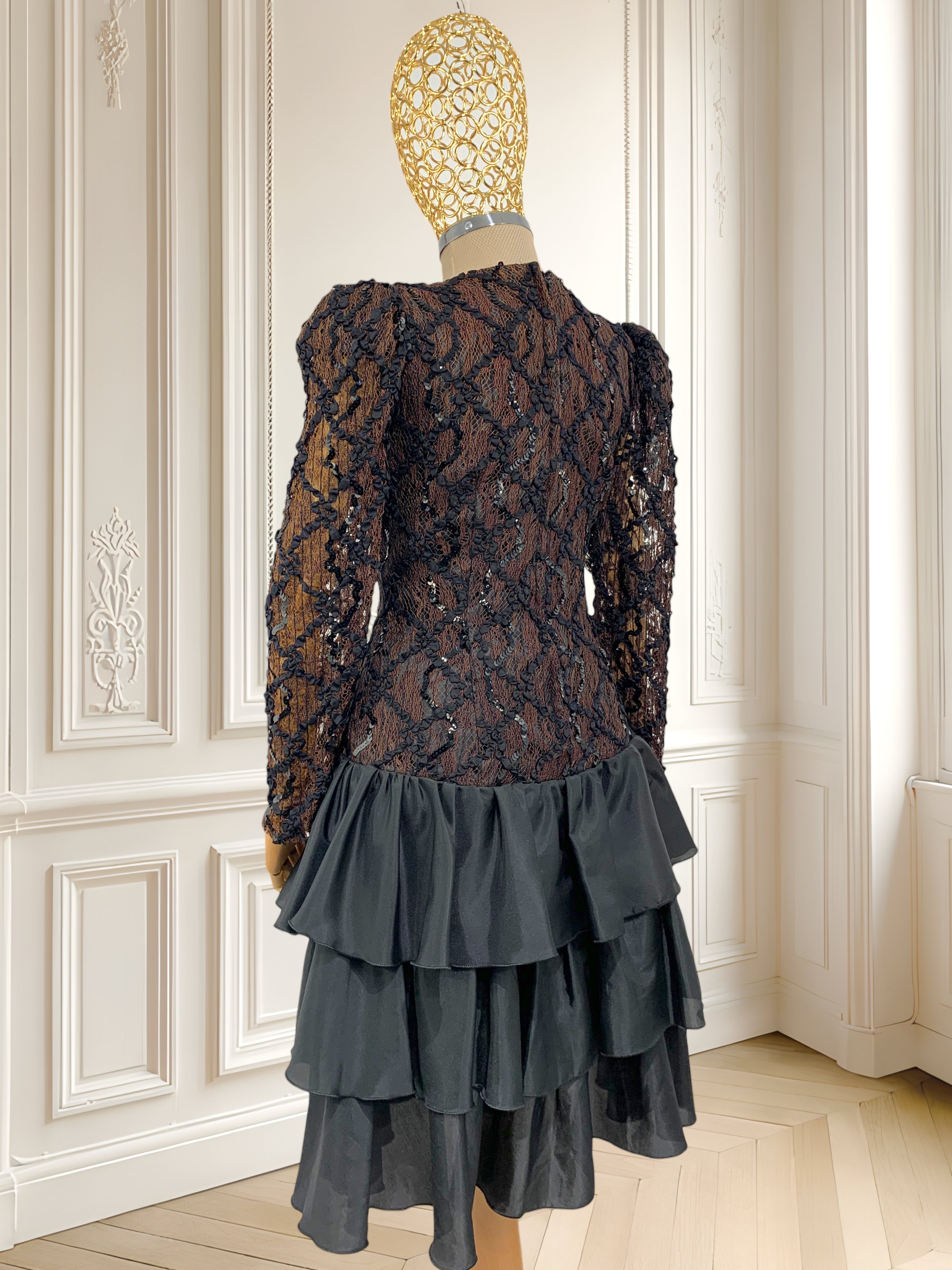 Rochie vintage de gală cu paiete mărimea M