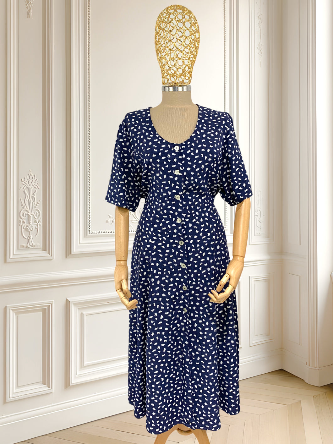 Rochie maxi albastru închis mărimea L