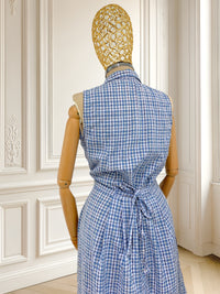 Rochie vintage în carouri mărimea M