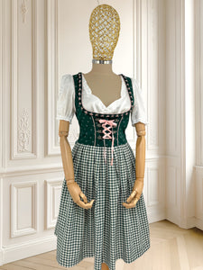 Rochie bavareză cu top alb mărimea S