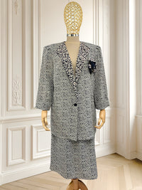 Compleu vintage cu print floral mărimea L