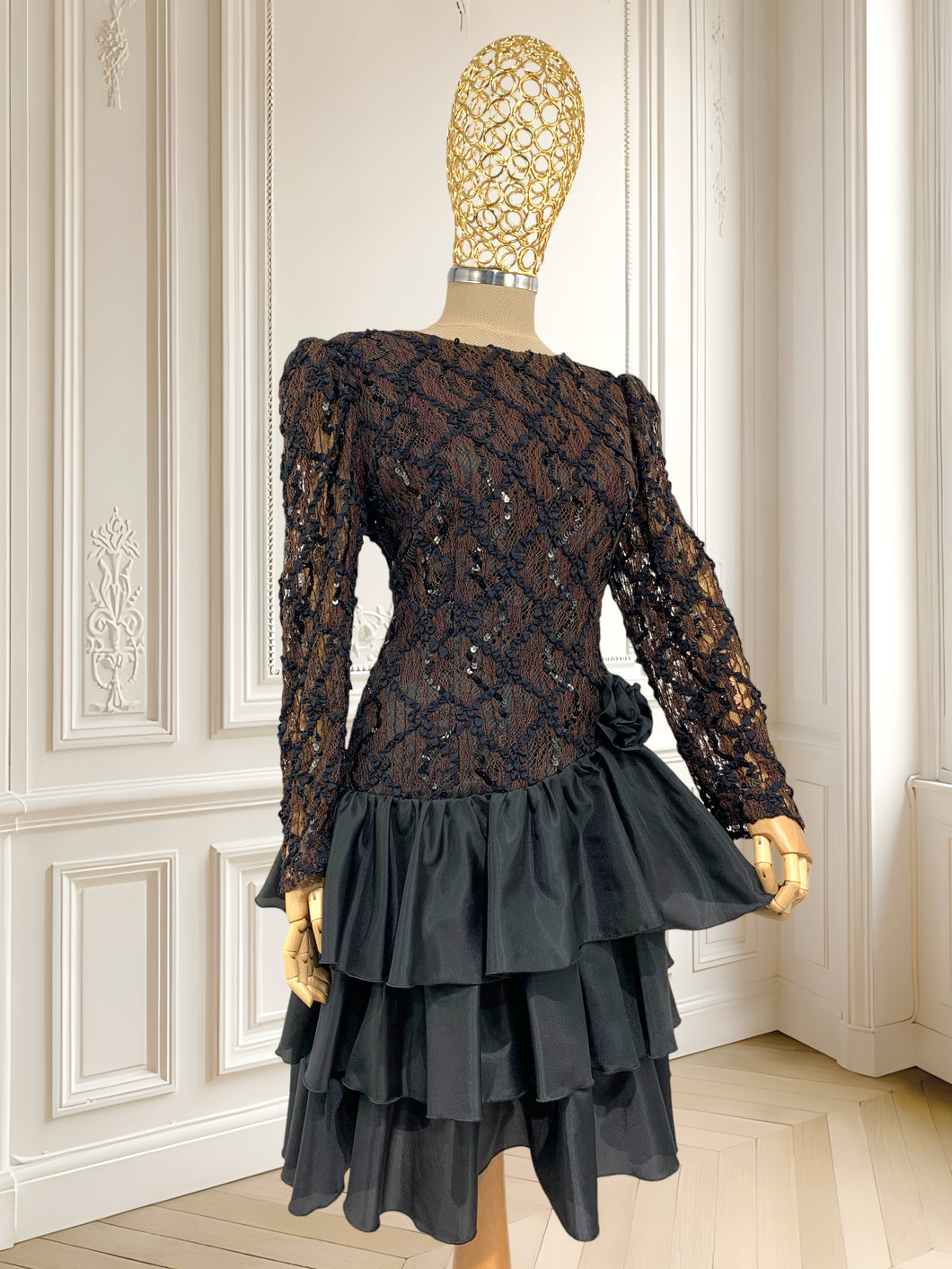 Rochie vintage de gală cu paiete mărimea M