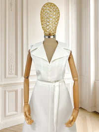 Rochie vintage albă mărimea L