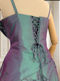 Rochie elegantă cu aspect cameleon mărimea M