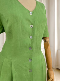 Rochie vintage din in mărimea L