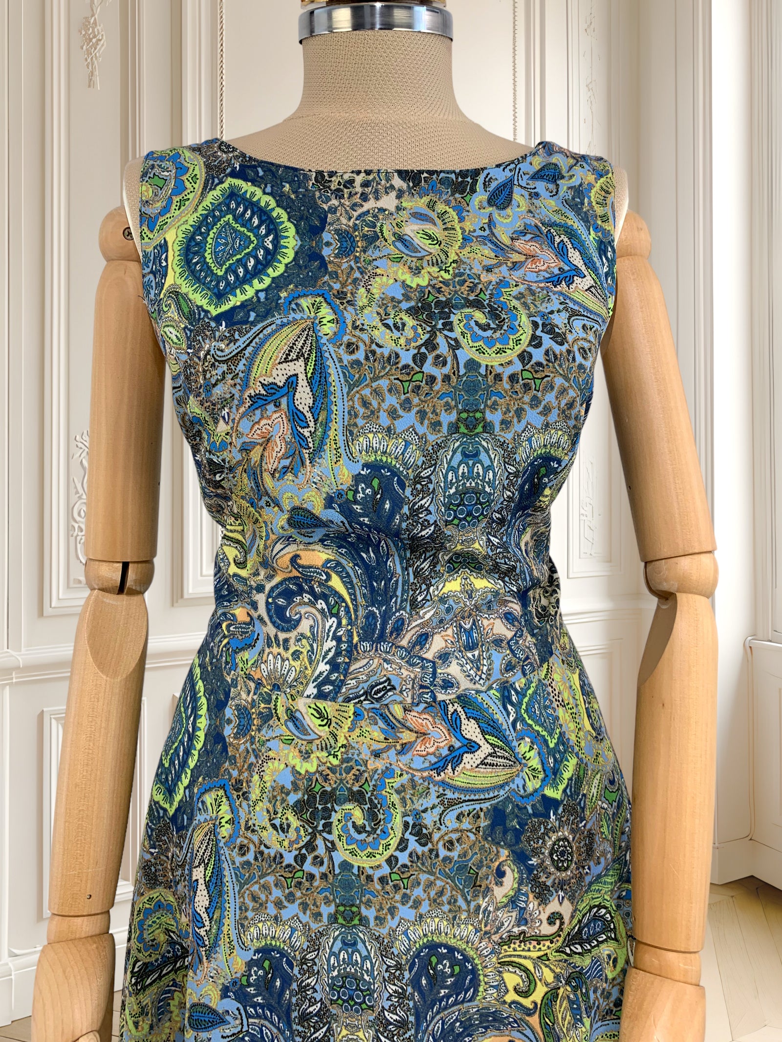 Rochie cu print paisley mărimea L