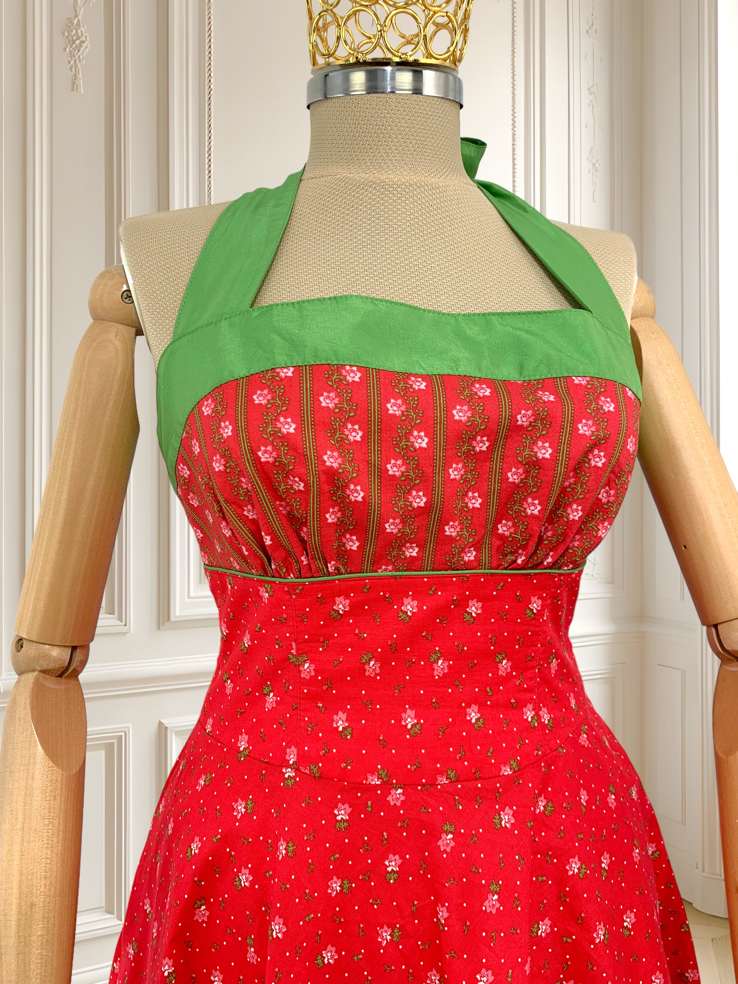 Rochie roșie din bumbac mărimea S