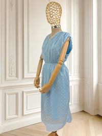 Rochie vintage cu buline potrivită pentru L/XL