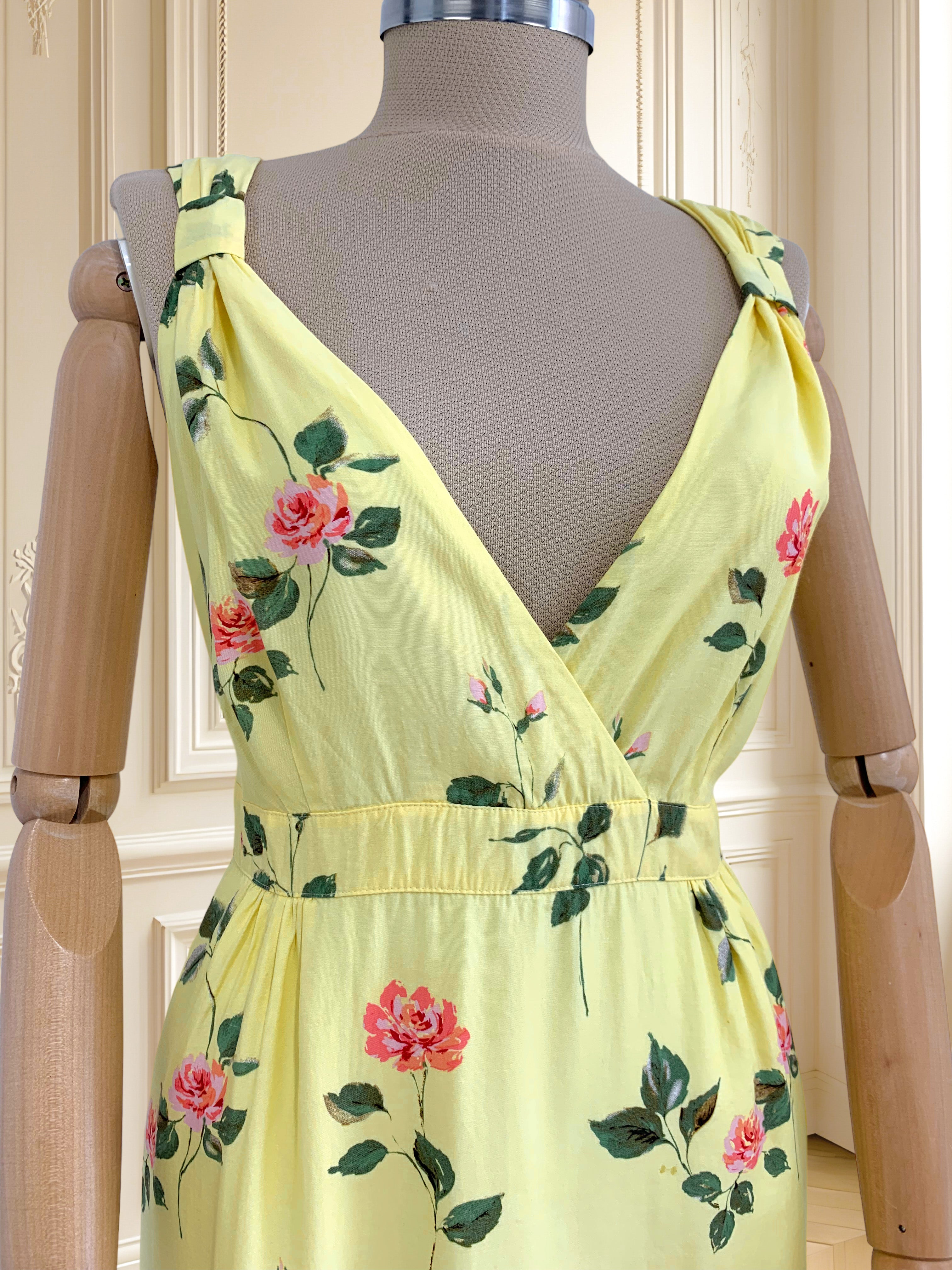 Rochie galbenă din vâscoză mărimea L