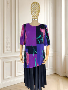 Rochie vintage plisată mărimea M