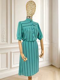 Rochie vintage din amestec de vâscoză mărimea M