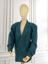 Încarcă imaginea în vizualizatorul Galerie, Sacou din mătase naturală mărimea XXL
