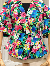 Cămașă vintage cu print floral mărimea L