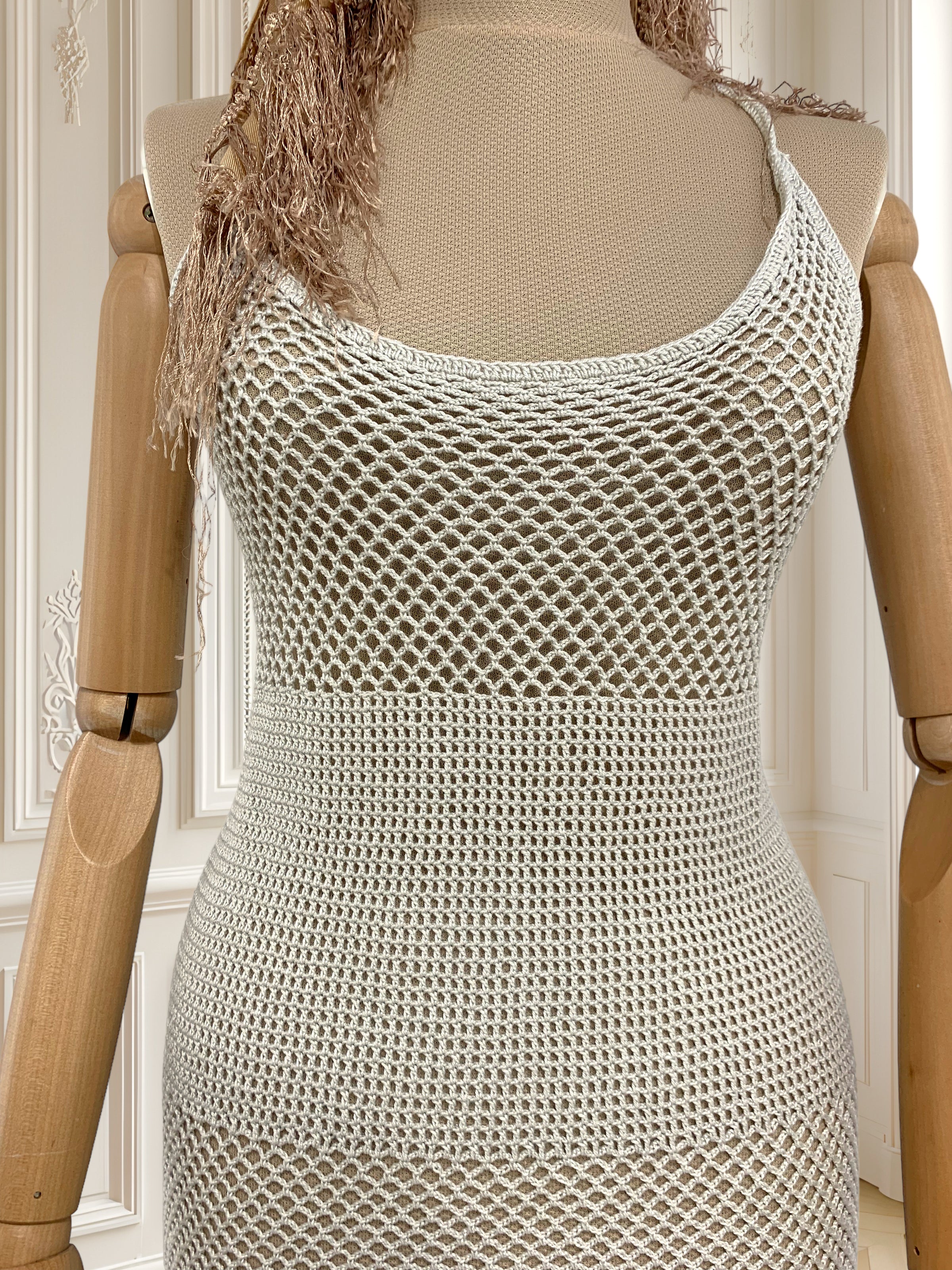 Rochie de plajă tricotată mărimea S