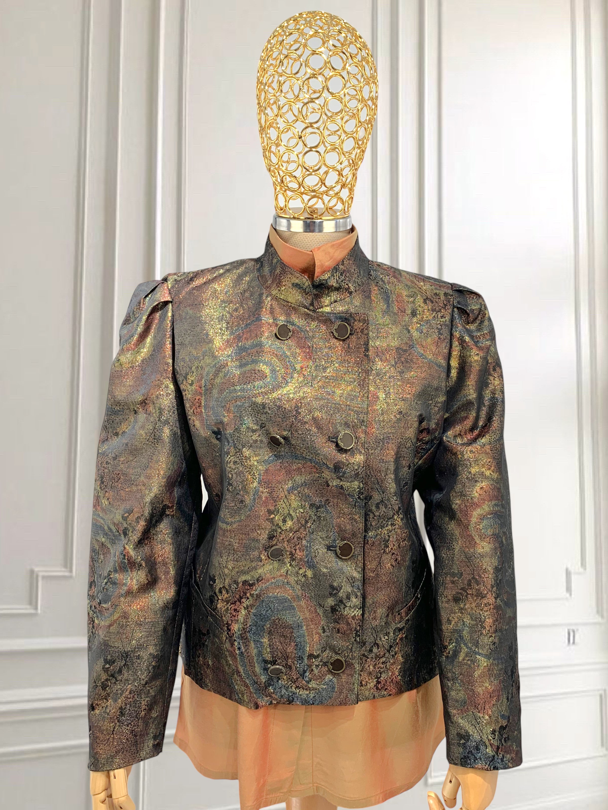 Sacou vintage cu efect cameleon mărimea L