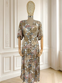 Rochie pastelată din pânză fină de vâscoză mărimea XL
