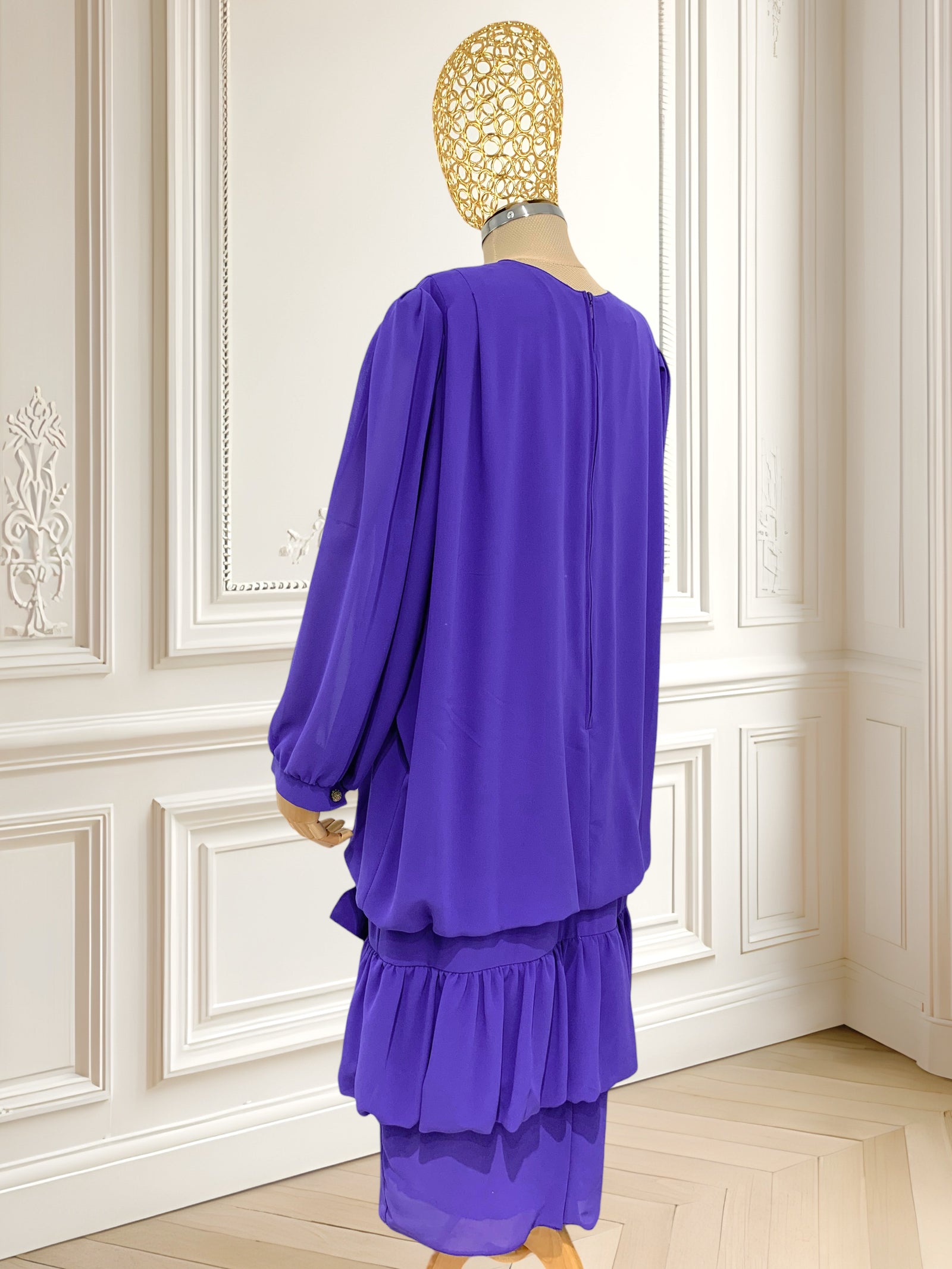 Rochie vintage vaporoasă potrivită pentru XL/XXL