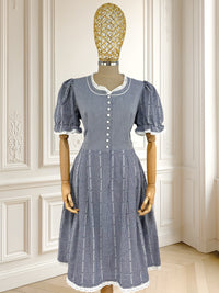 Rochie vintage din bumbac mărimea L