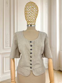 Top vintage din in mărimea XL