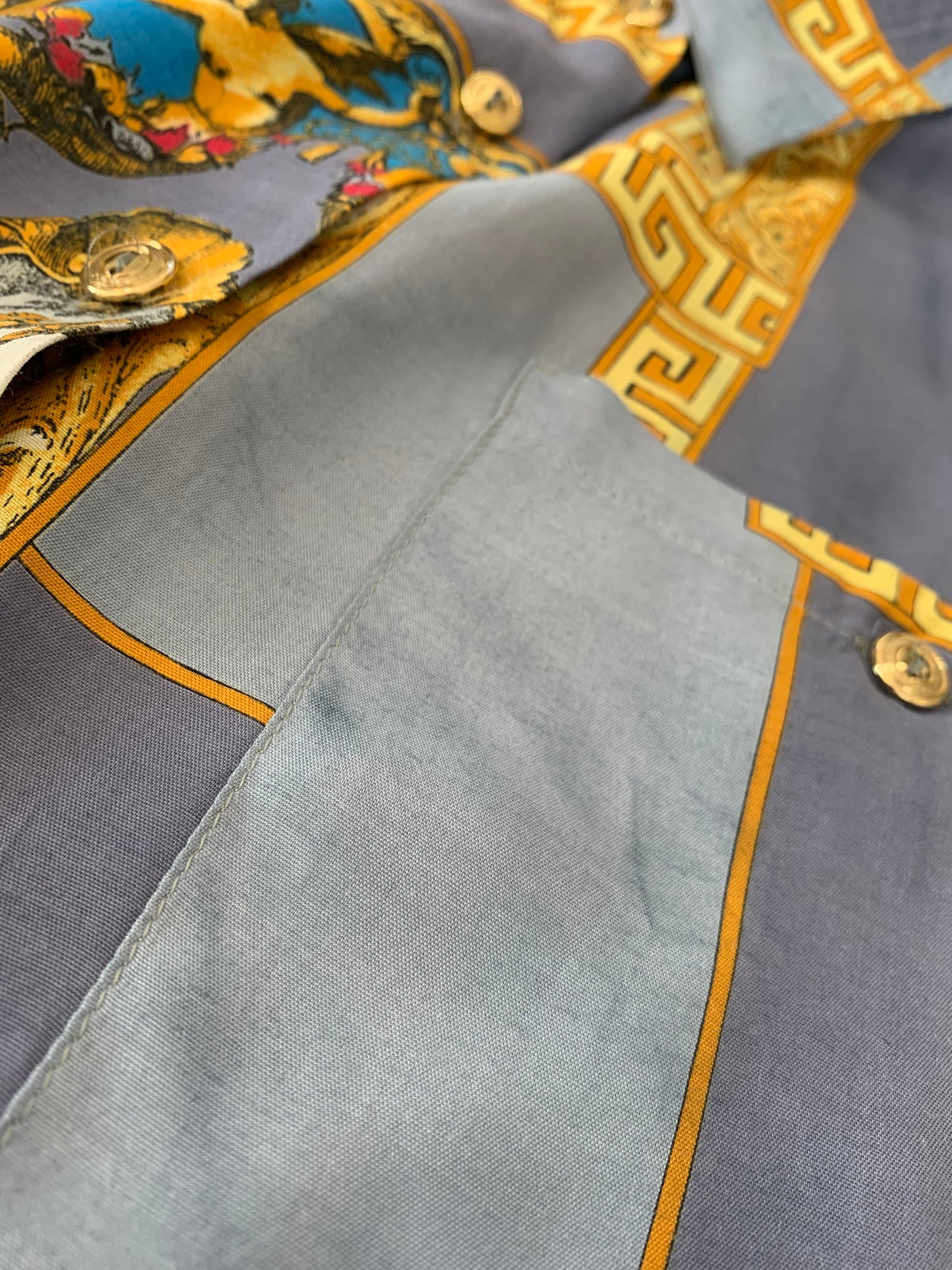 Cămașă vintage italienească potrivită pentru L/XL