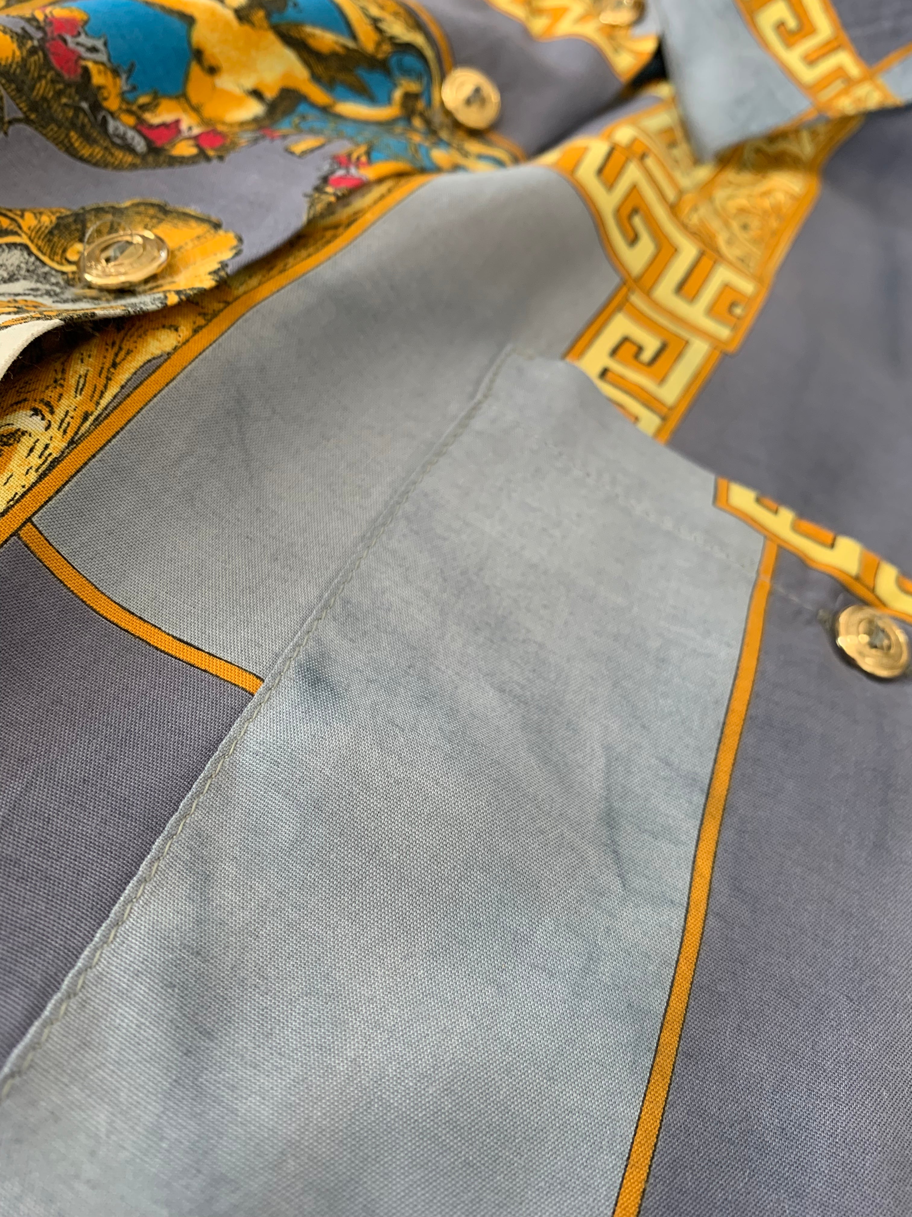 Cămașă vintage italienească potrivită pentru L/XL