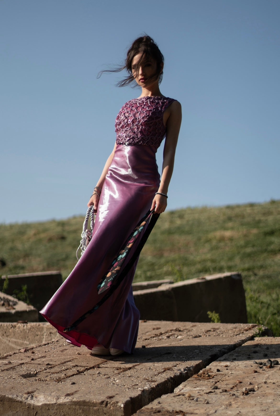 Rochie cu efect cameleon mărimea S