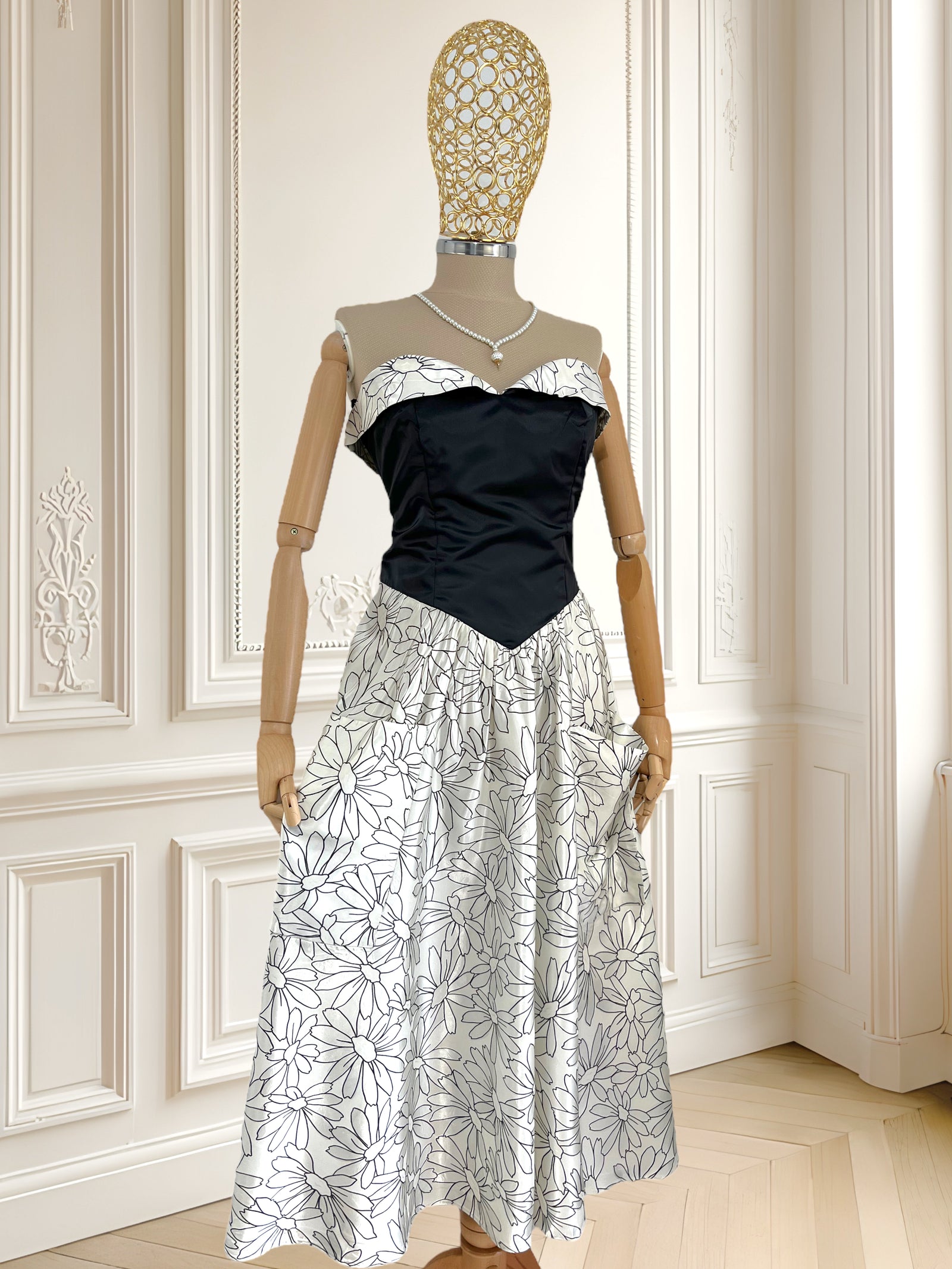 Rochie vintage satinată mărimea M