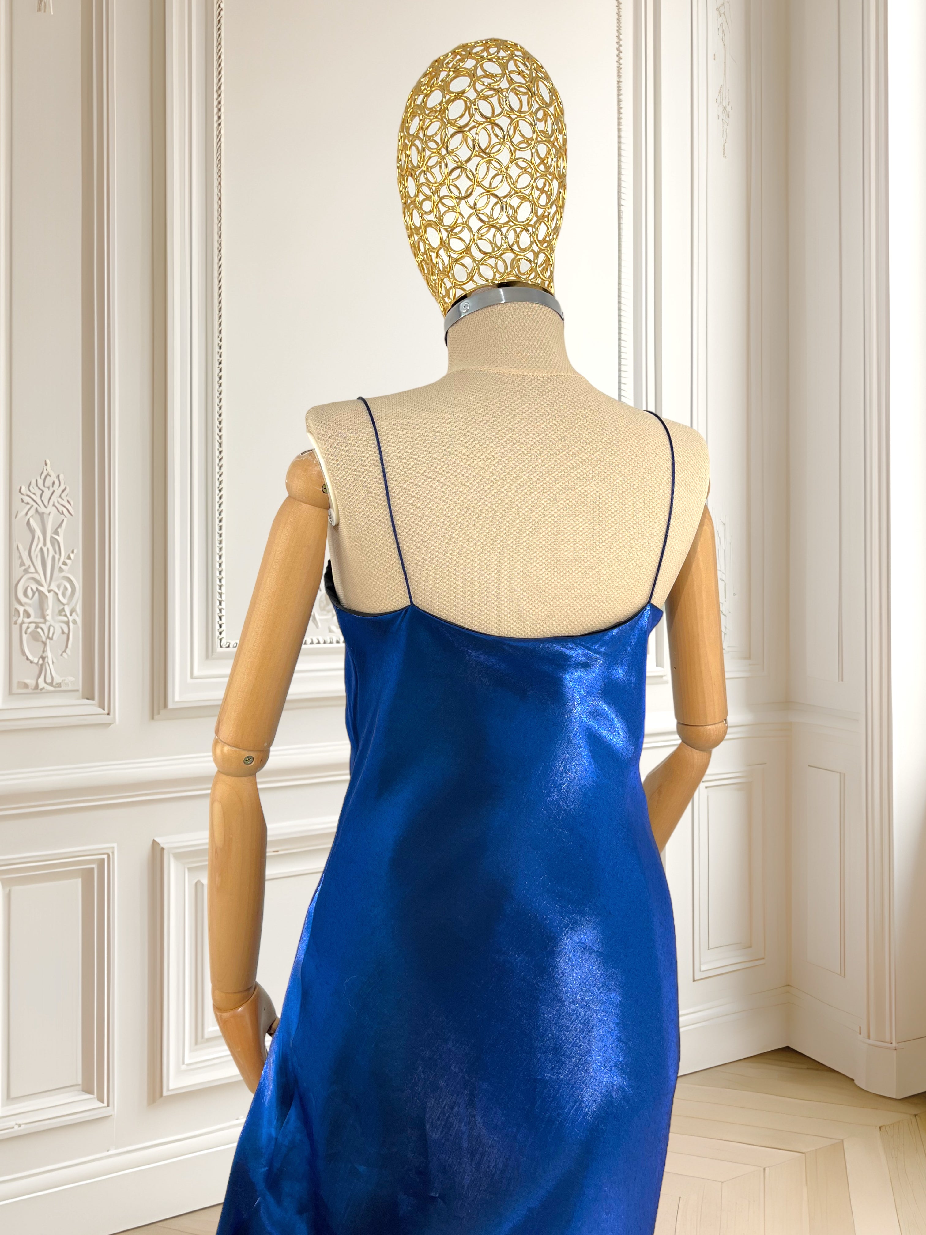 Rochie cu aspect metalizat mărimea M