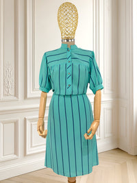 Rochie vintage din amestec de vâscoză mărimea M