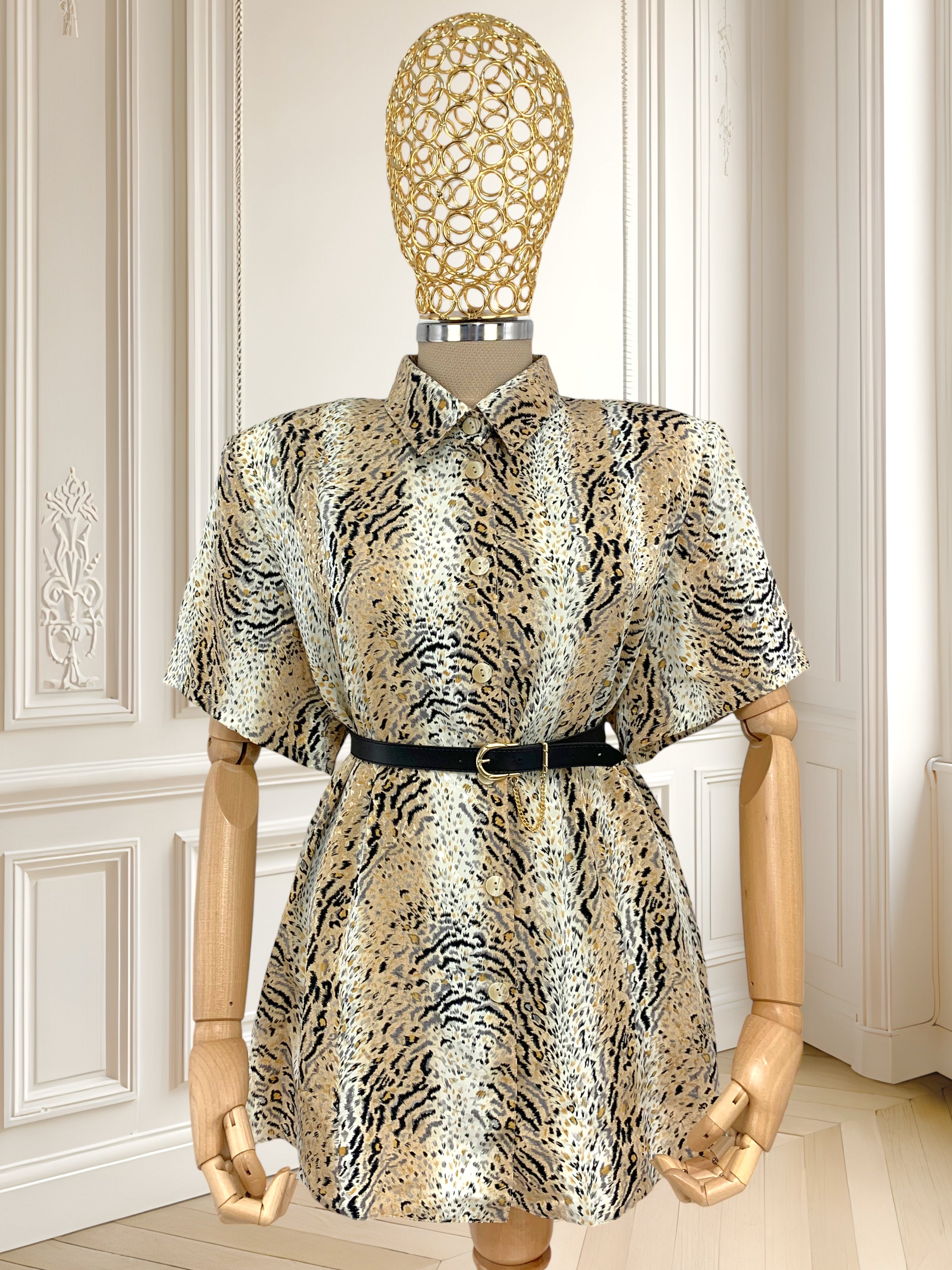 Cămașă animal print potrivită pentru XL/XXL