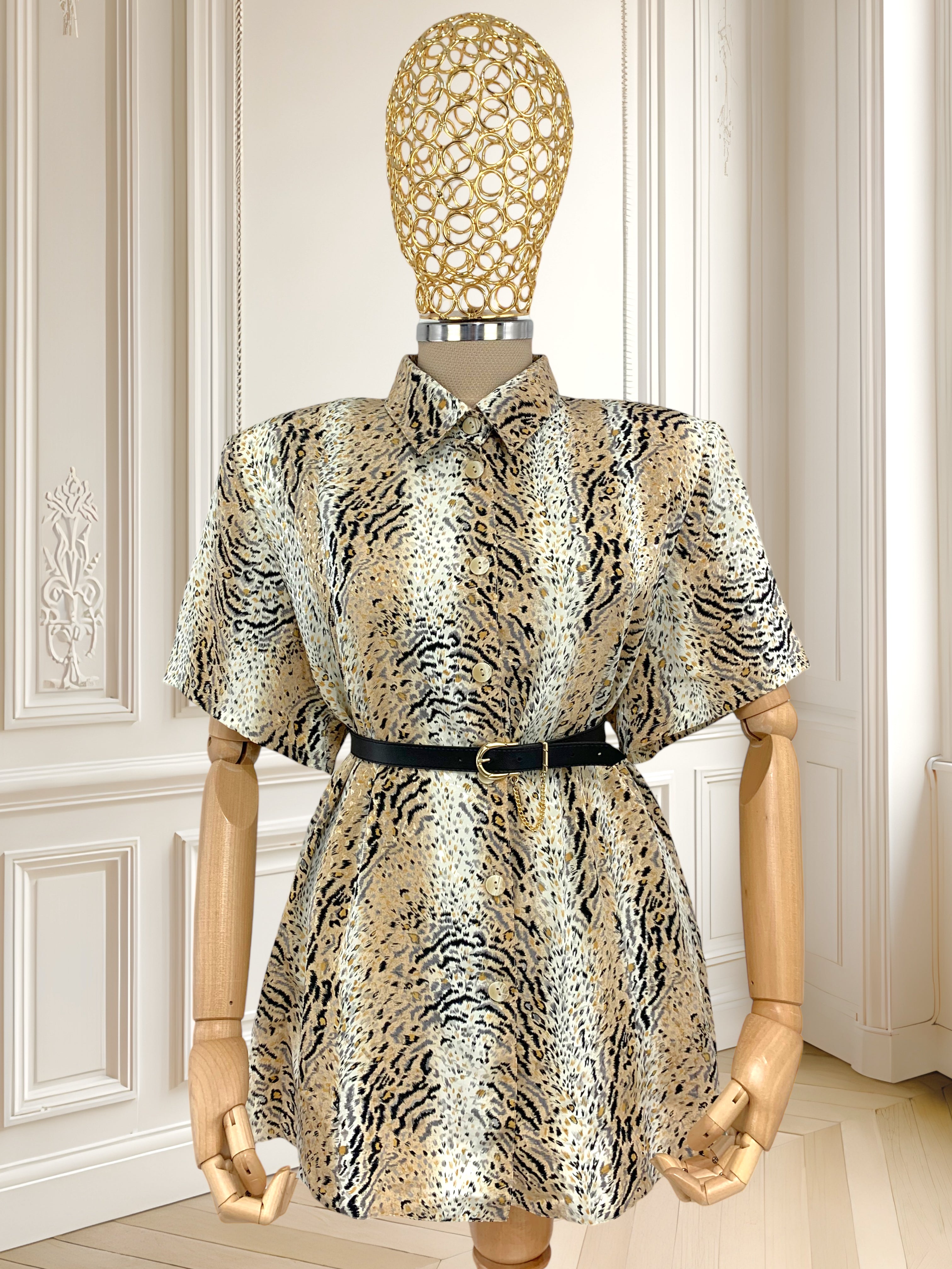 Cămașă animal print potrivită pentru XL/XXL