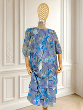 Încarcă imaginea în vizualizatorul Galerie, Rochie vintage pastelată potrivită pentru M/L
