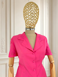 Cămașă cu broderie din amestec de vâscoză potrivită pentru L/XL