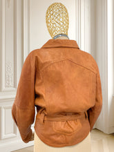 Încarcă imaginea în vizualizatorul Galerie, Jachetă italienească din piele naturală potrivită pentru M/L
