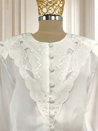 Cămașă vintage cu broderie potrivită pentru XL/XXL