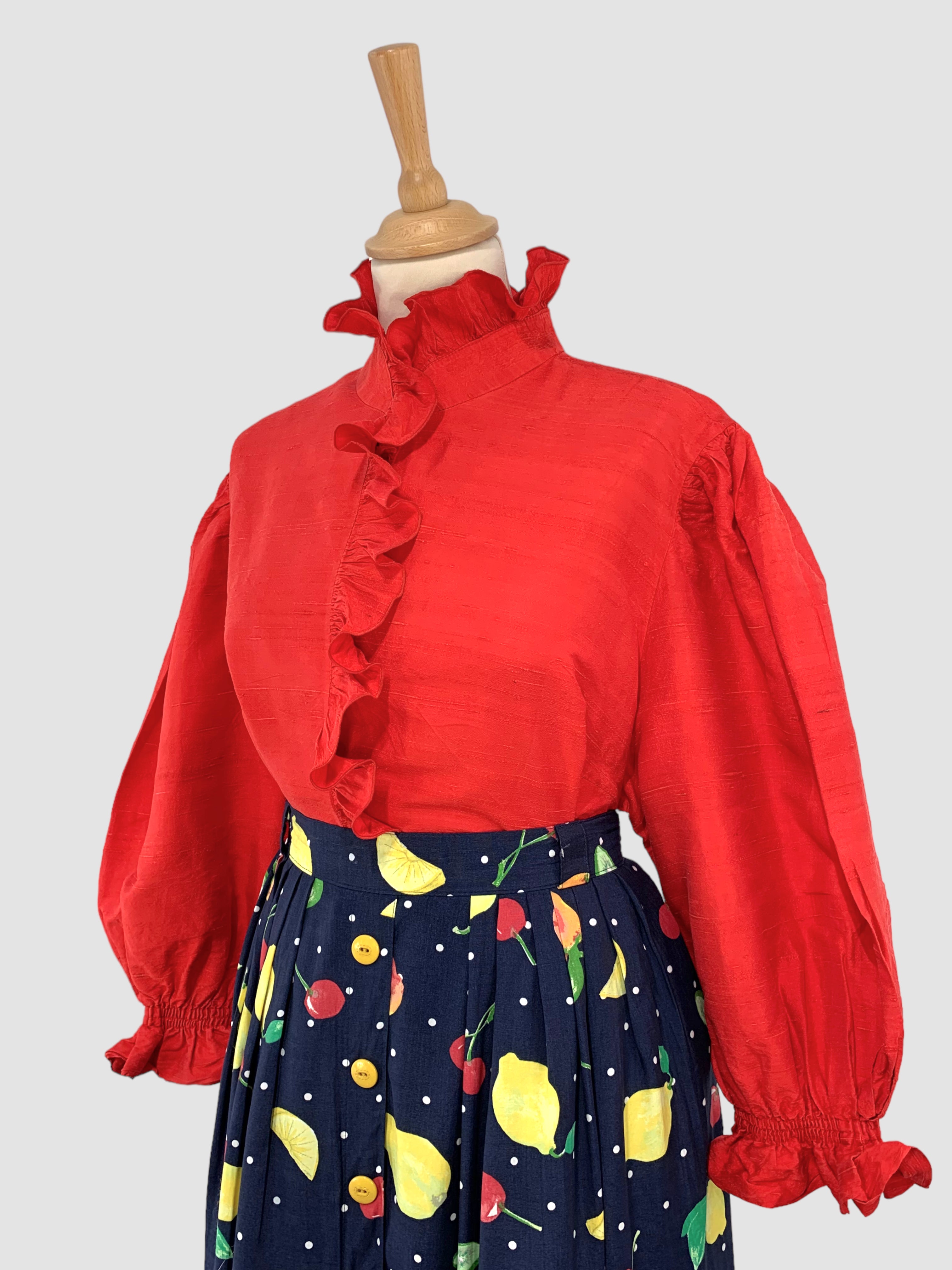 Cămașă vintage din mătase mărimea XL