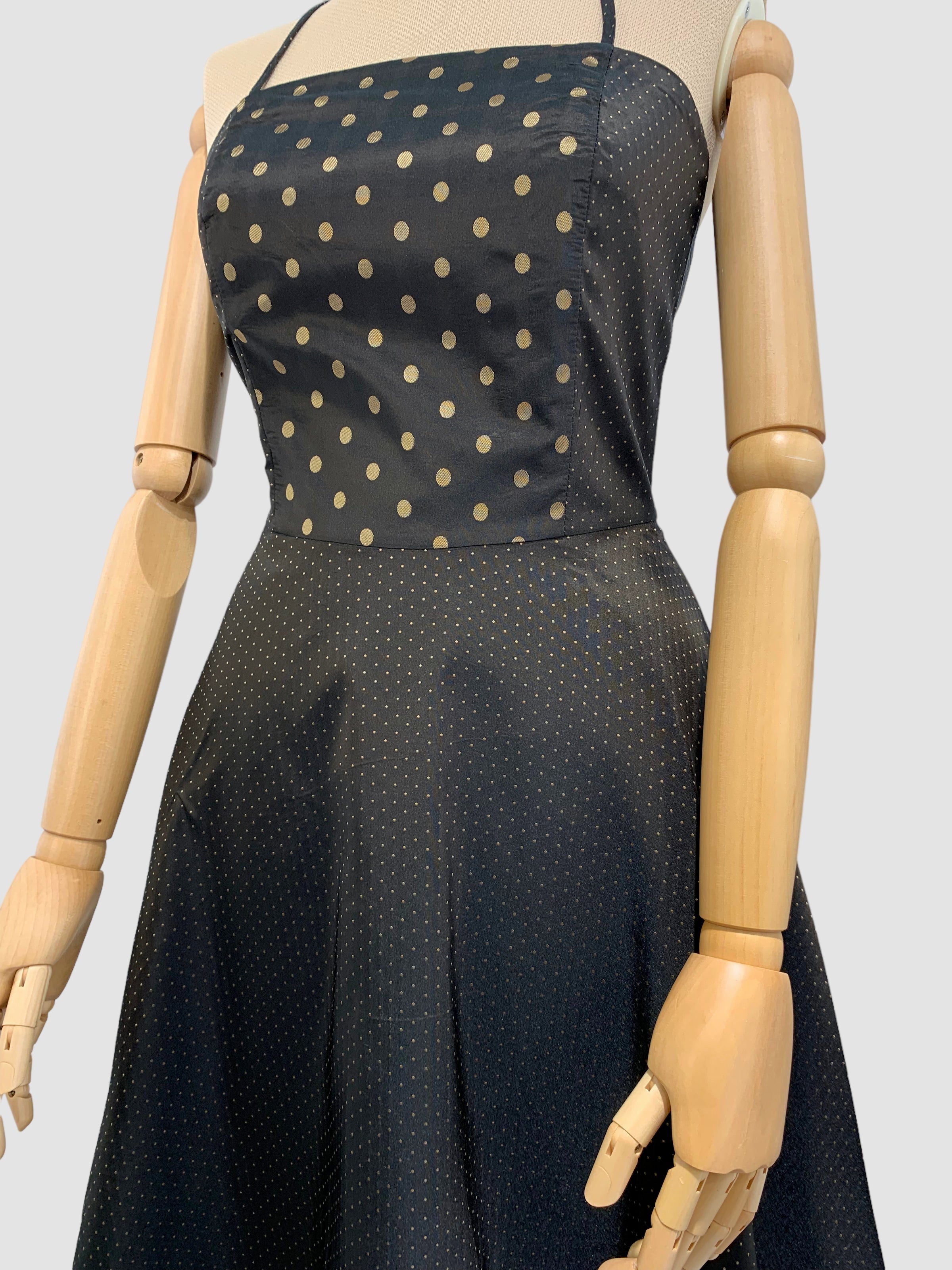 Rochie vintage cu buline mărimea XS