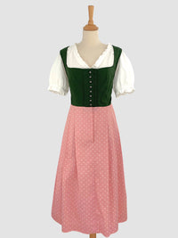 Rochie bavareză cu top alb mărimea L