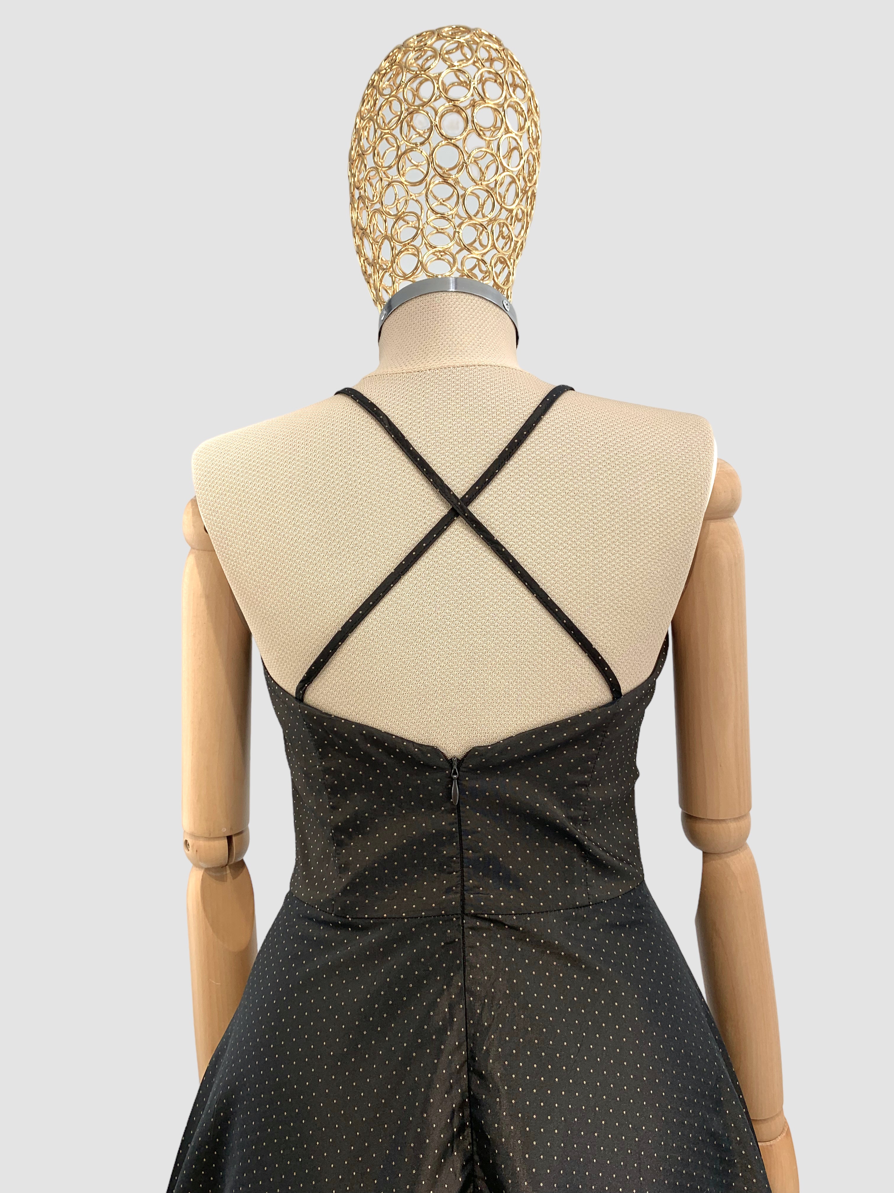 Rochie vintage cu buline mărimea XS